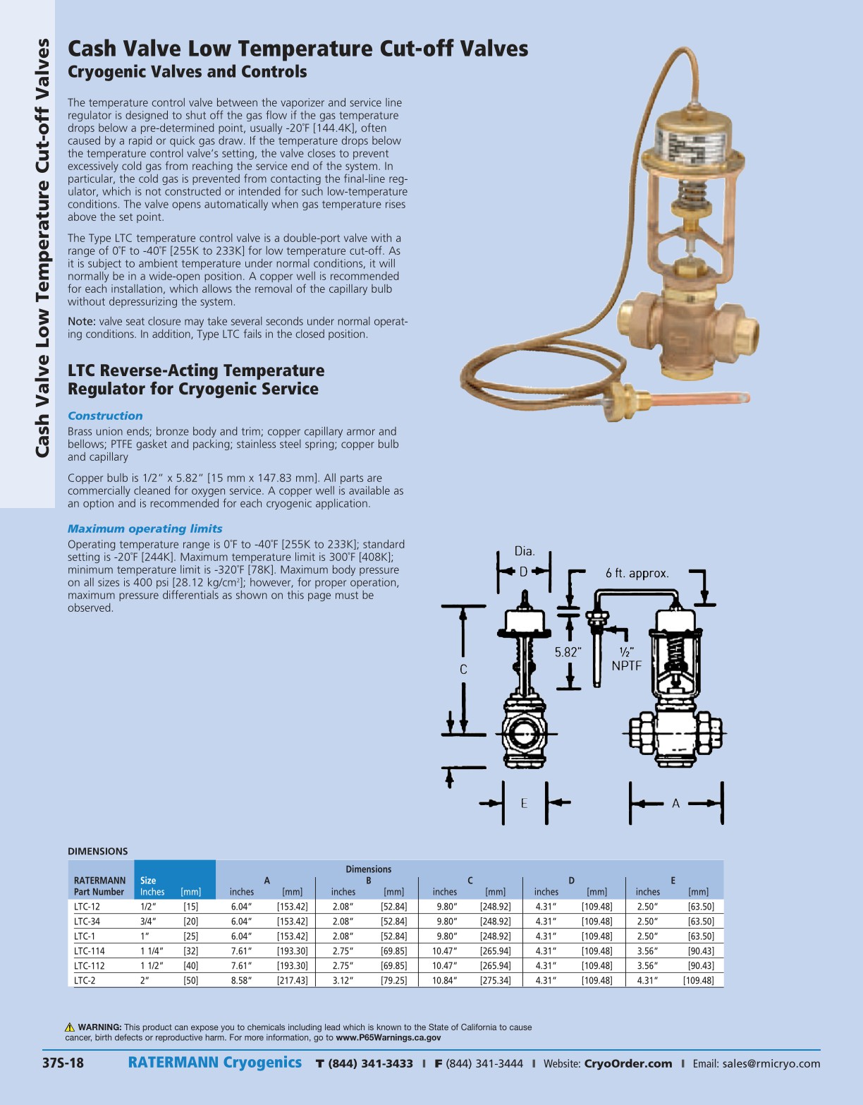 2018 Ratermann Cryogenics