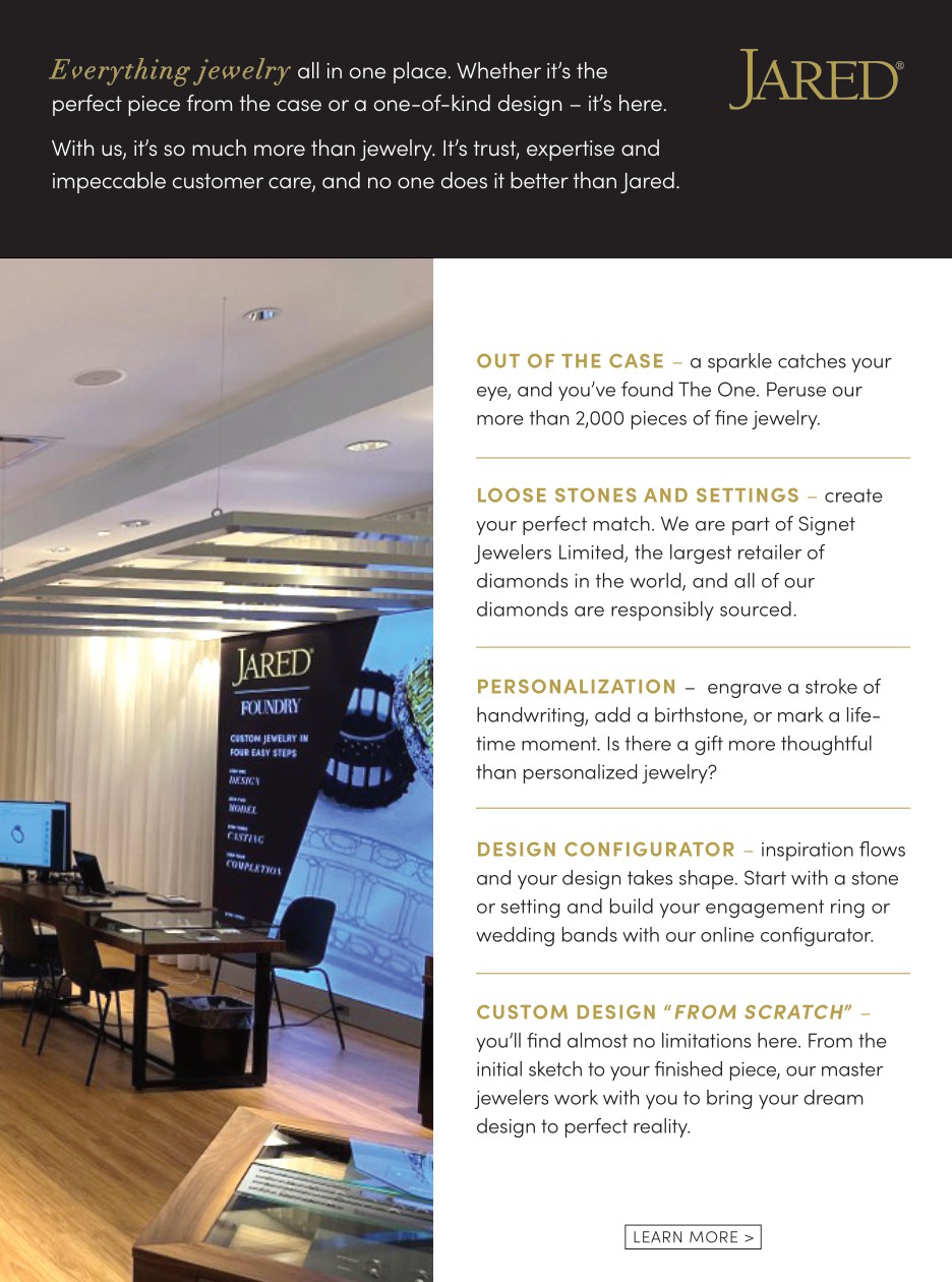 Jared Custom Design & Personalization Lookbook