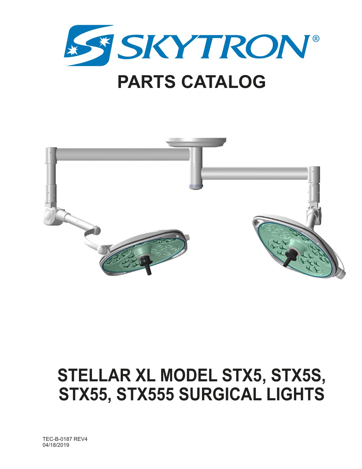 StellarXL Parts Catalog