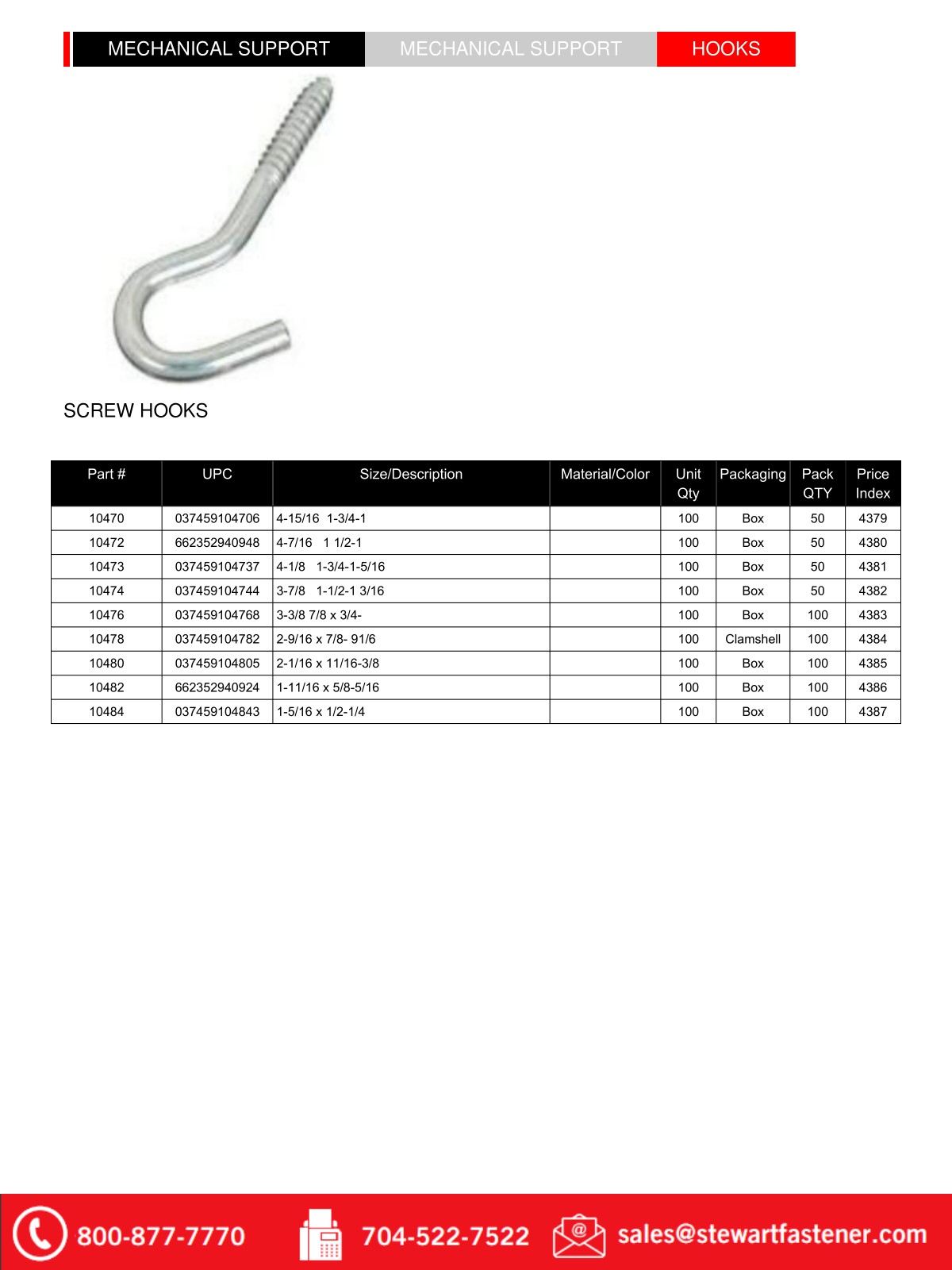 Stewart Fastener Catalog