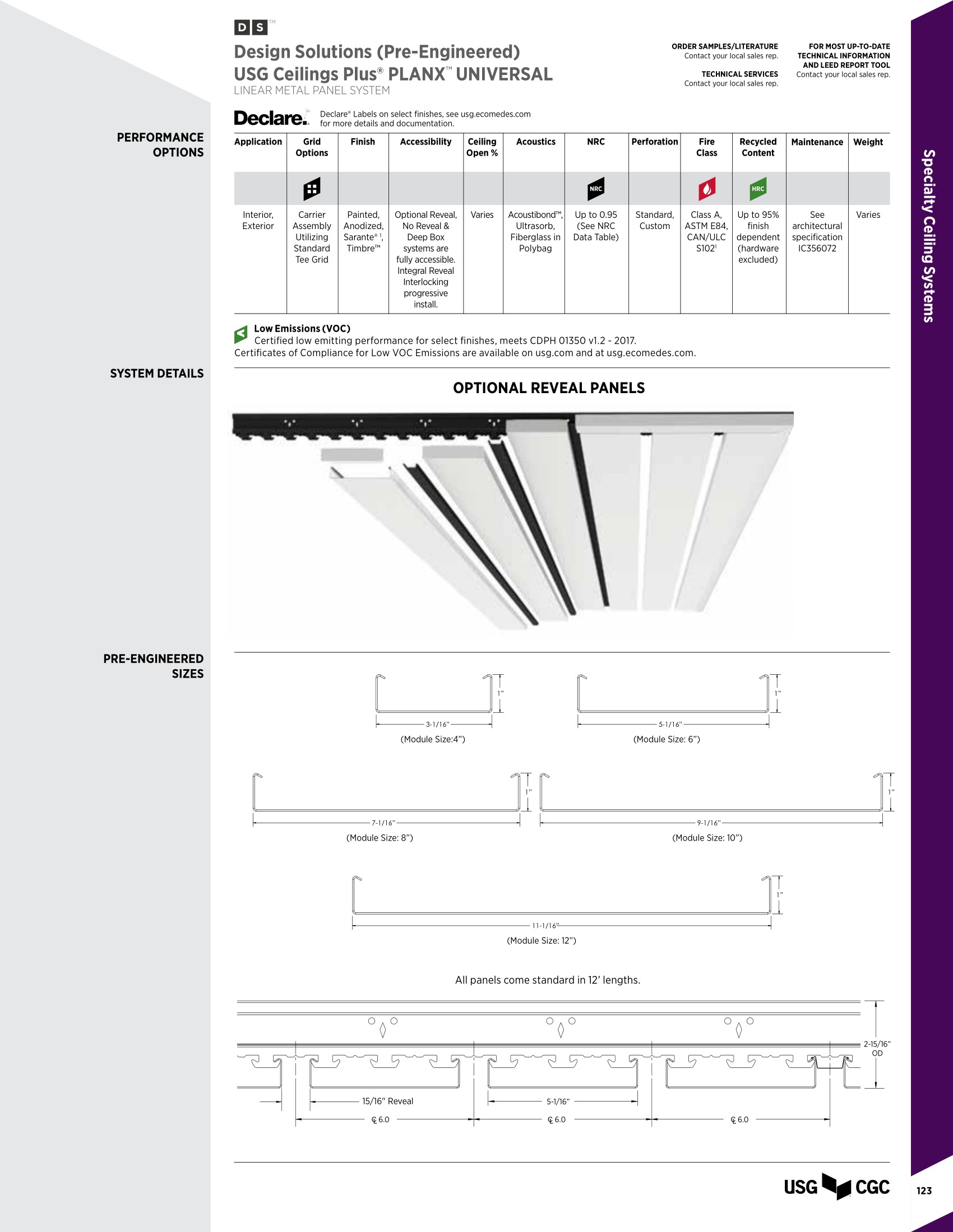 Catalog Ceiling Panel Example ceilings systems catalog sc2000