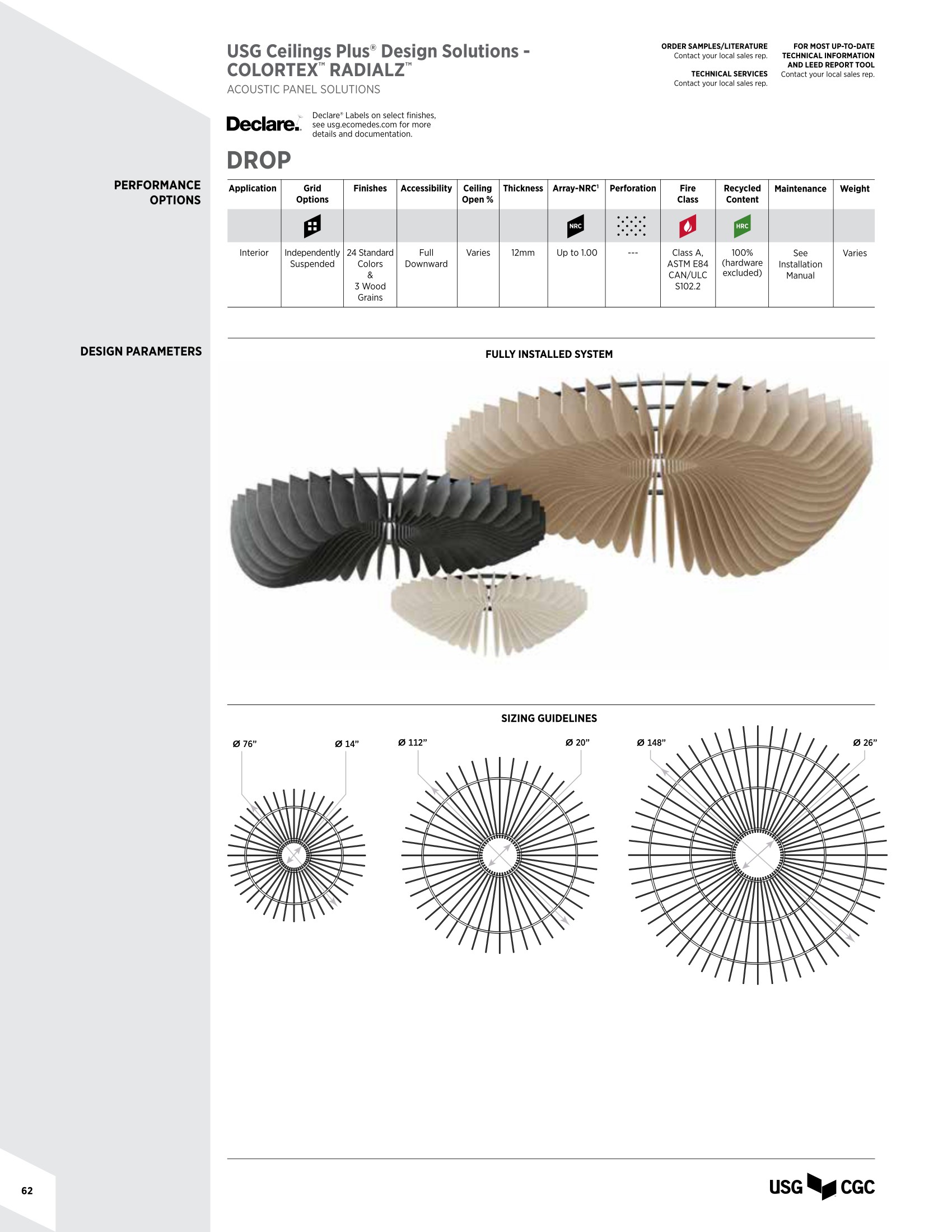 Undertree ceilings systems catalog sc2000