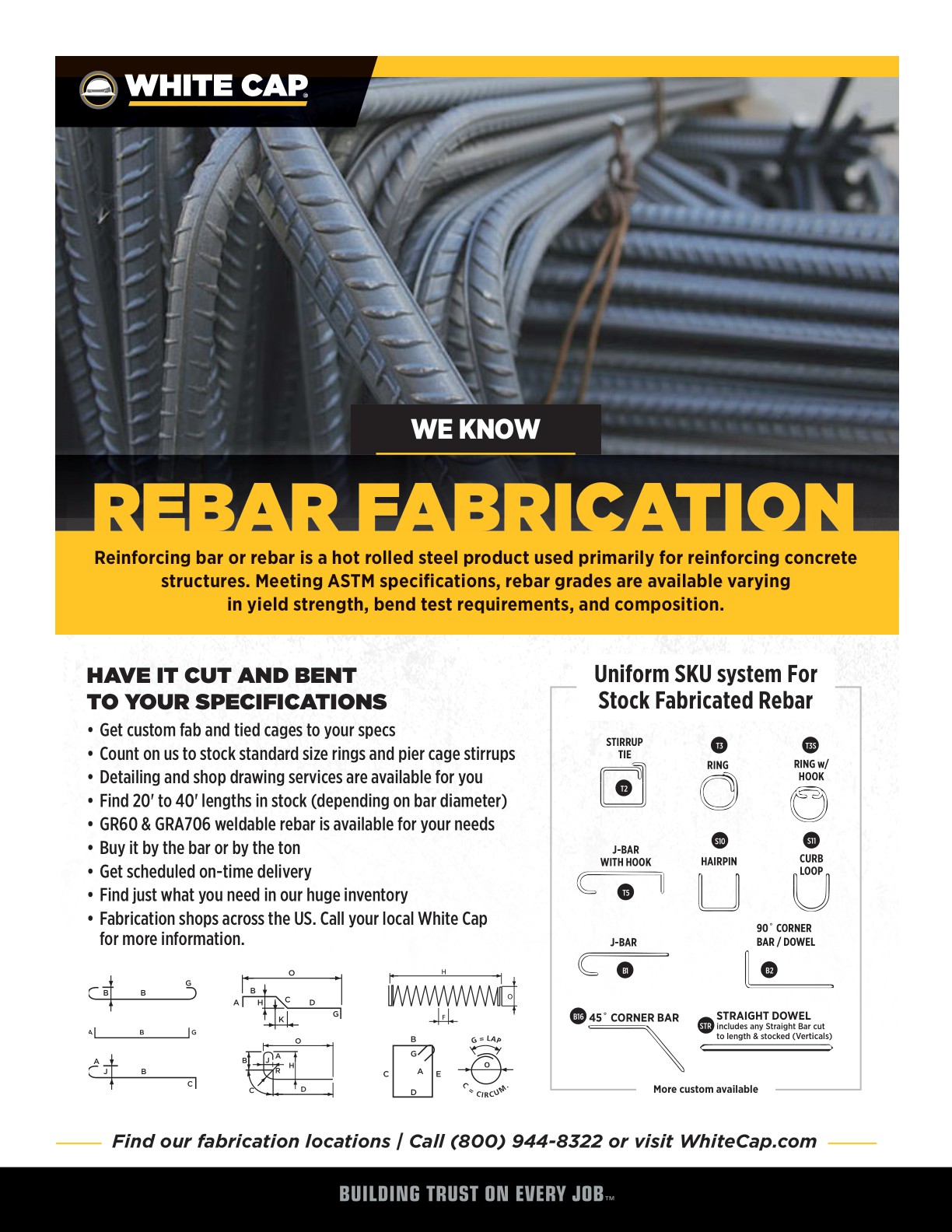White Cap Rebar Fab Services