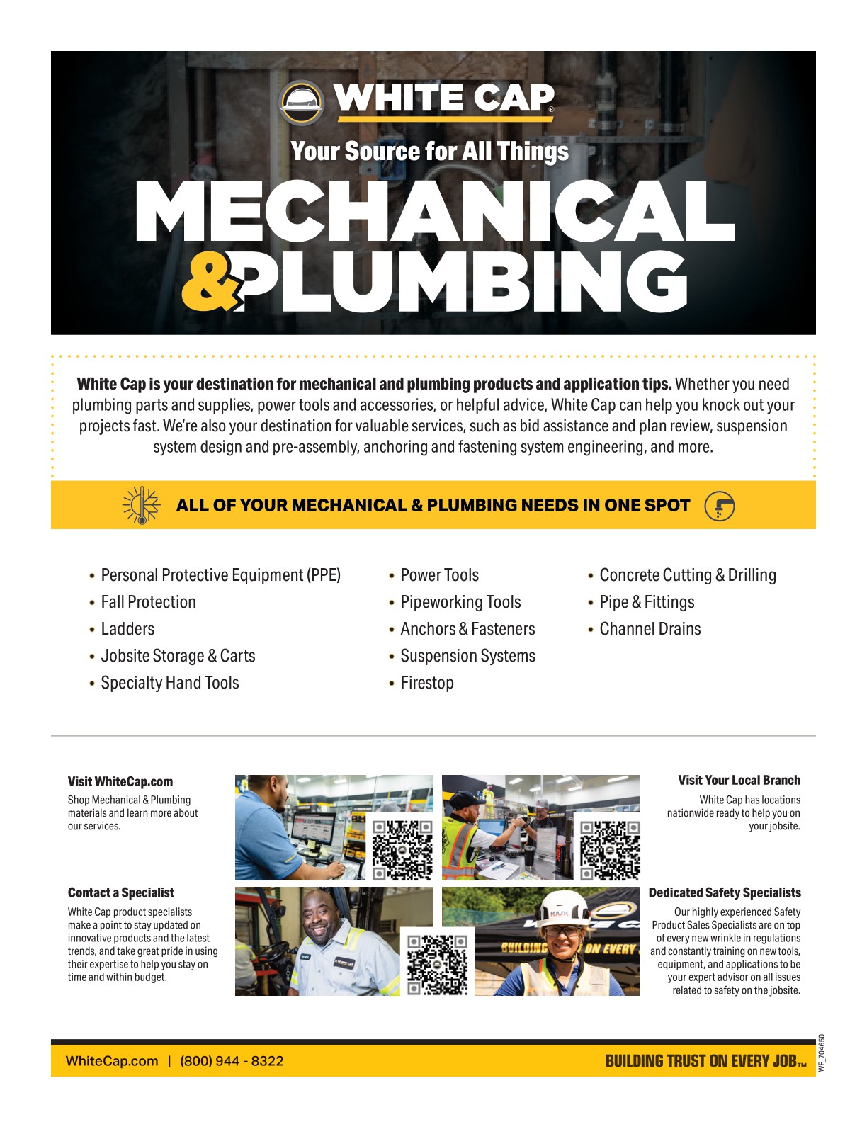Mechanical & Plumbing TradeSpecific Line Card