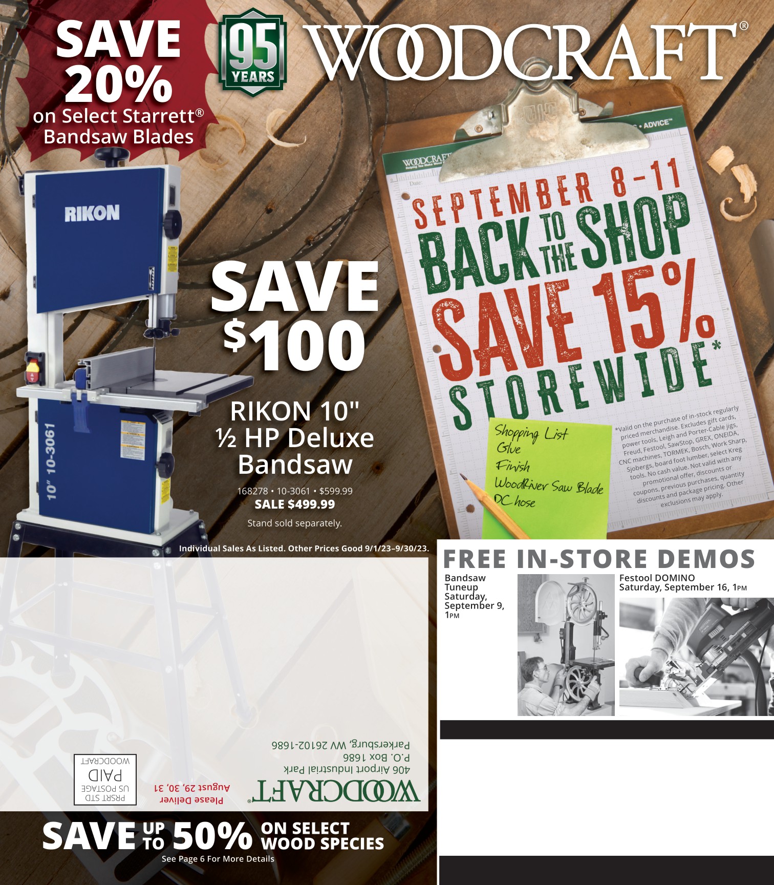 Woodcraft Catalog Late Summer 2023