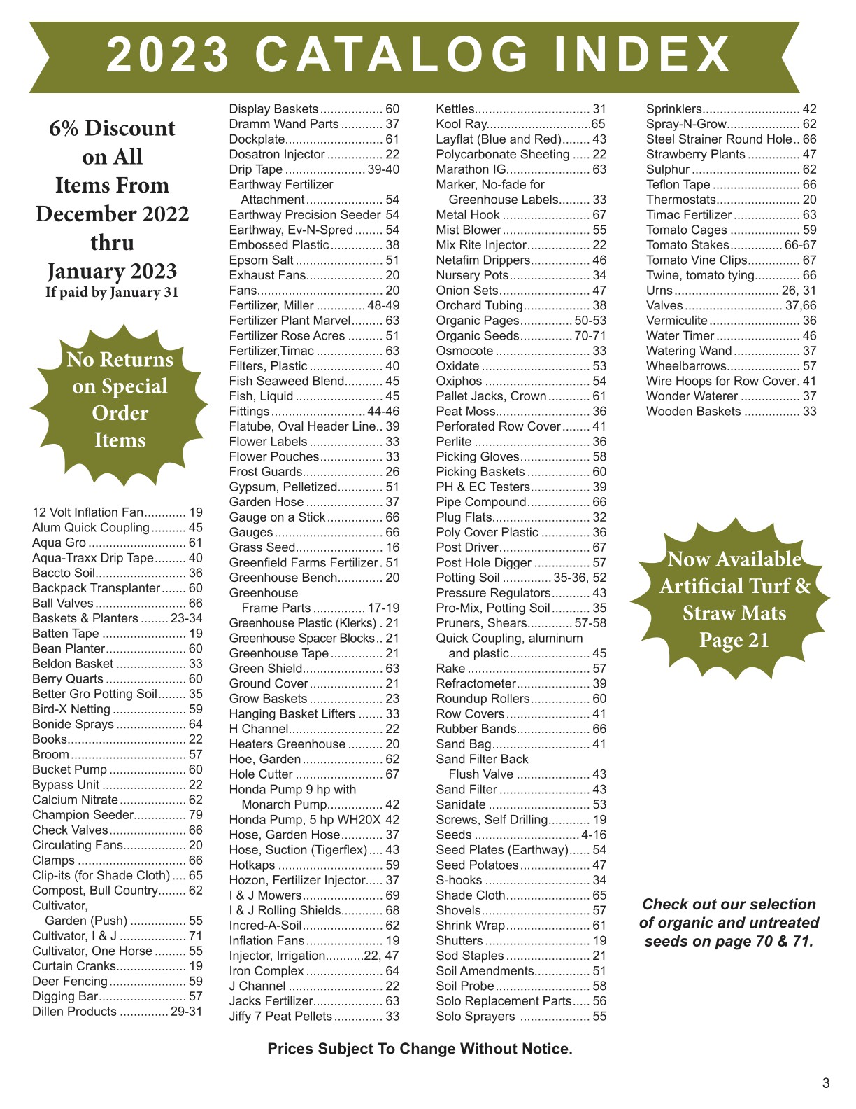 Yoder's Catalog 2023